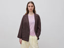 Linen Blazer - Brown