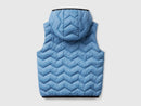 Junior Boys Padded Gilet - Petrol Blue