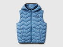 Junior Boys Padded Gilet - Petrol Blue
