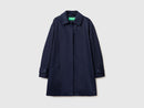 Midi Duster Coat - Navy