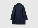 Midi Duster Coat - Navy