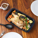 34cm Glass Roaster Navy