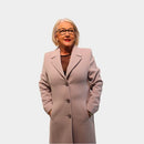 Stitch Pocket Coat - Mushroom