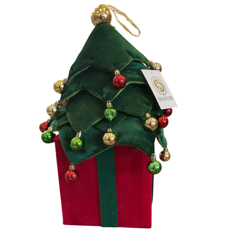 70cm Velvet Pop Up Christmas Tree