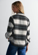 Check Overshirt - Black