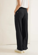 Straight Leg Trouser - Black