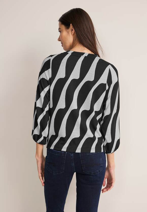 Big Graphic Dessin Shirt - Black