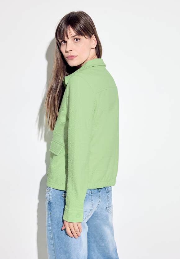 Short Structured Jacket - Matcha Lime