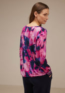 Printed Mat-Mix Shirt - Bright Cosy Pink