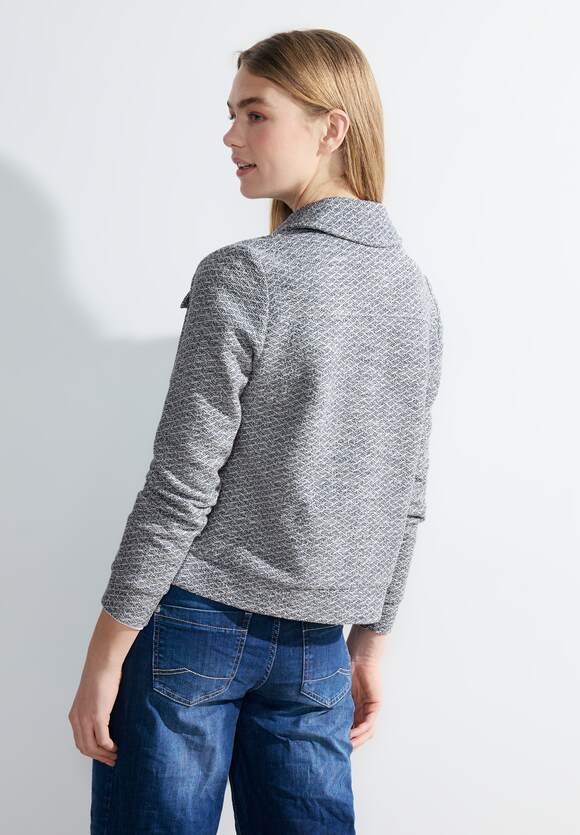 Boucle Jacket - Casual Denim Blue