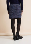 Maja Bouclè Dessin Skirt - Deep Blue