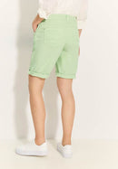 Scarlett Stripe Shorts - Matcha Lime
