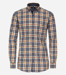 Comfort Fit Check Shirt - Blue