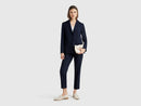 Slim Fit Blazer - Navy