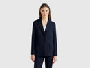 Slim Fit Blazer - Navy