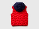 Boys Padded Gilet - Red/navy