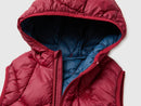 Boys Padded Gilet - Dark Red
