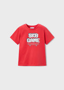 3 Piece Robot Knitwear Set - Tomato