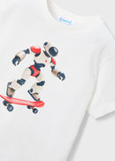3 Piece Robot Knitwear Set - Tomato