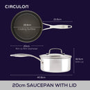 ScratchDefense 20cm Covered Saucepan