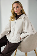 Quilted Coat - Cream