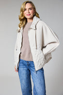Quilted Coat - Cream
