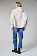 Quilted Coat - Cream