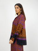 PRINT SHIRT - Purple