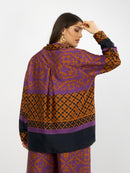 PRINT SHIRT - Purple