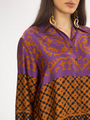 PRINT SHIRT - Purple