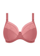 Nerina Underwire Plunge Bra - Dusty Rose