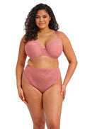 Nerina High Leg Brief - Dusty Rose