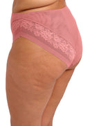 Nerina High Leg Brief - Dusty Rose