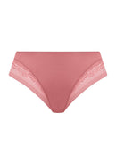 Nerina High Leg Brief - Dusty Rose