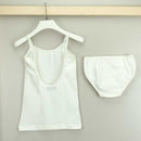 Communion Vest &amp; Brief - White
