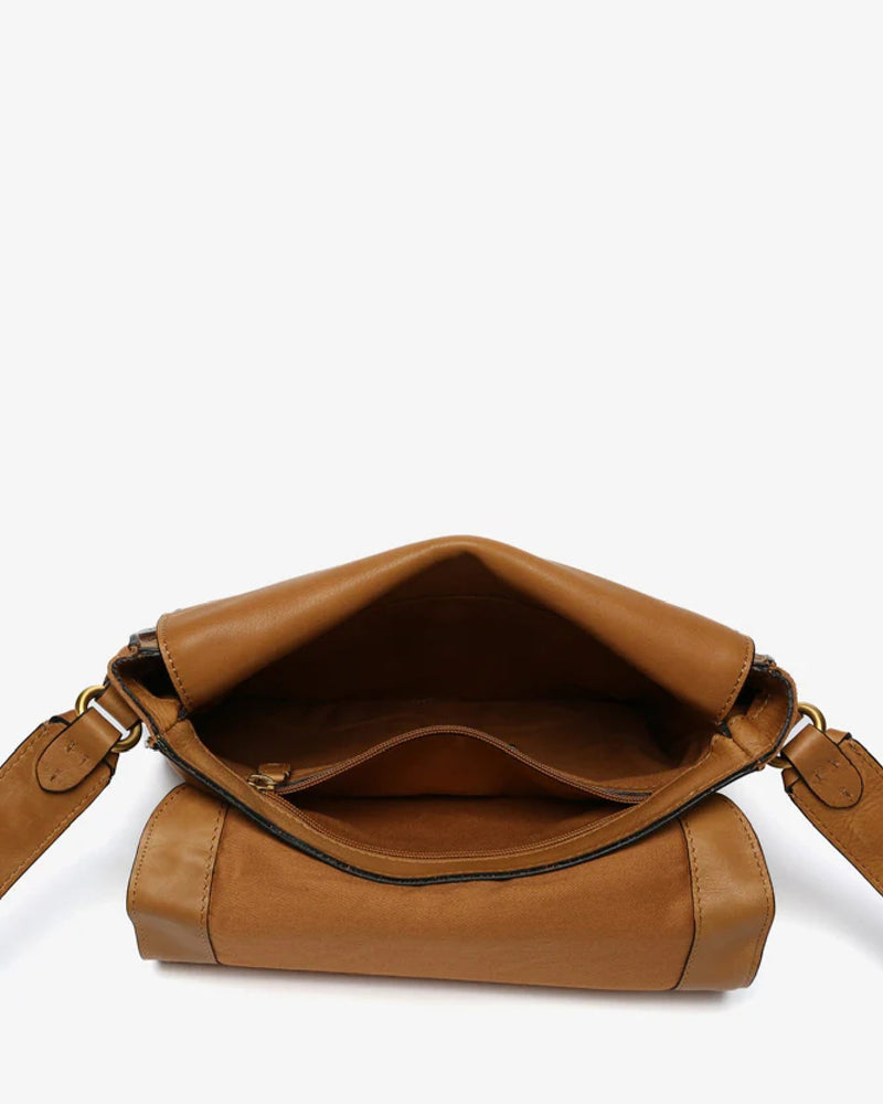 Premium Dolphin Bag - Cognac