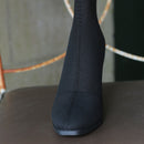 Hallie Sock Boot - Black