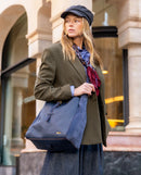 Premium Sela Handbag - Navy
