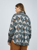 PRINT SHIRT - Petrol