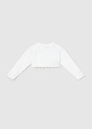 Basic Knit Bolero - White
