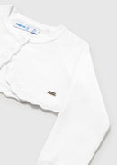 Basic Knit Bolero - White