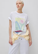 Oversized Front Print T-Shirt - White