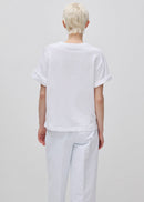 Oversized Front Print T-Shirt - White