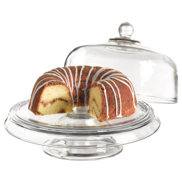 Presence 4-In-1 Cake Stand with Dome