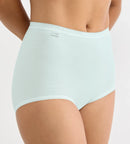 Basic 3 Pack Maxi Brief - Medium Grey Melange