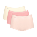 Basic 3 Pack Maxi Brief - Red & Yellow