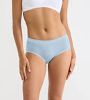 Basic 3 Pack Midi Brief - Medium Grey Melange