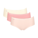 Basic 3 Pack Midi Brief - Red & Yellow