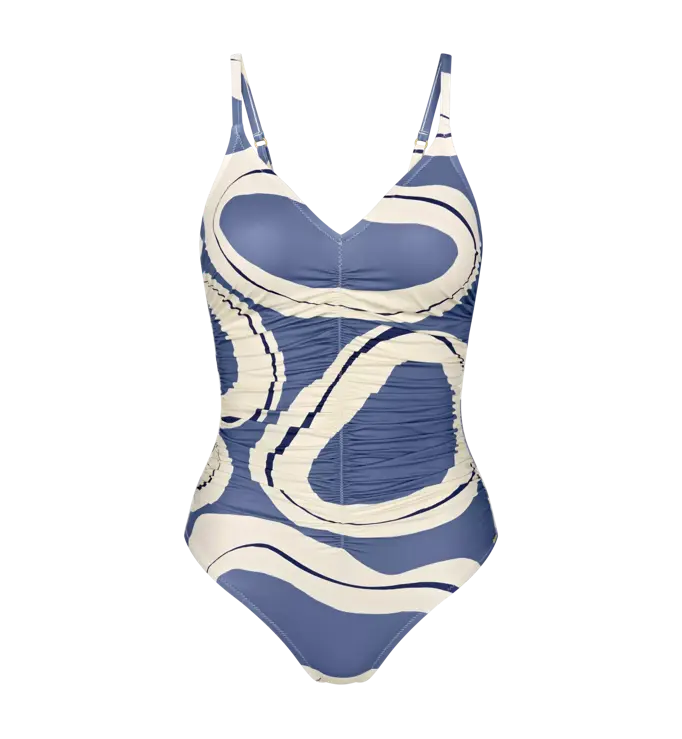 Summer Allure Swimsuit - Blue Multi