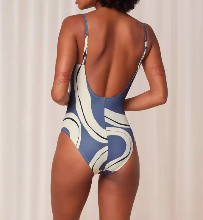 Summer Allure Swimsuit - Blue Multi